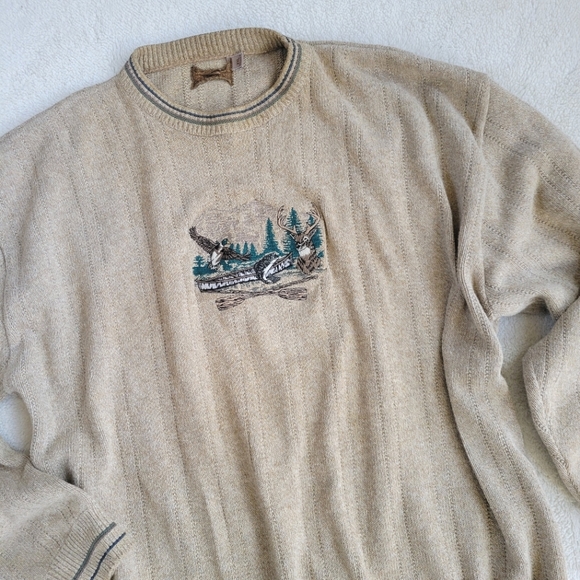 Shenandoah Sweaters Vintage Shenandoah Sweater Tan Ribbed